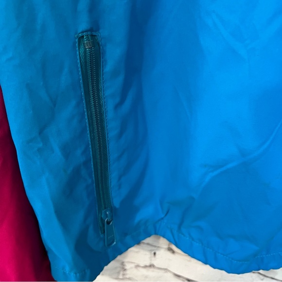 Vintage Helly Hansen HellyTech Colorblock Full Zip Jacket Women Medium Pink Blue - Picture 9 of 12